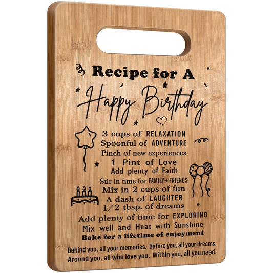 2026 Birthday Gifts for Women Men, Birthday Gifts for Her Him, Years Old Birthday Gifts, Birthday Gift Ideas, Birthday Decorations for Women Men, Happy Birthday Cutting Board Gifts