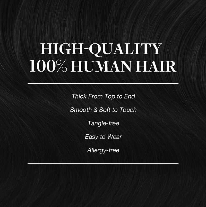 GOO GOO Clip in Hair Extensions Real Human Hair, Remy Human Hair Extensions Clip ins for Women, Natural Human Hair
