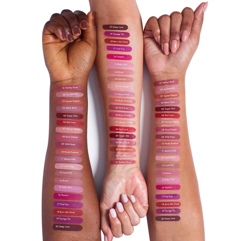 FARMASi Make Up Matte Liquid Lipstick, Long-Lasting and Ultra-comfortable, High-Impact, Lightweight, Organic, Pure Pigments (Super Star)