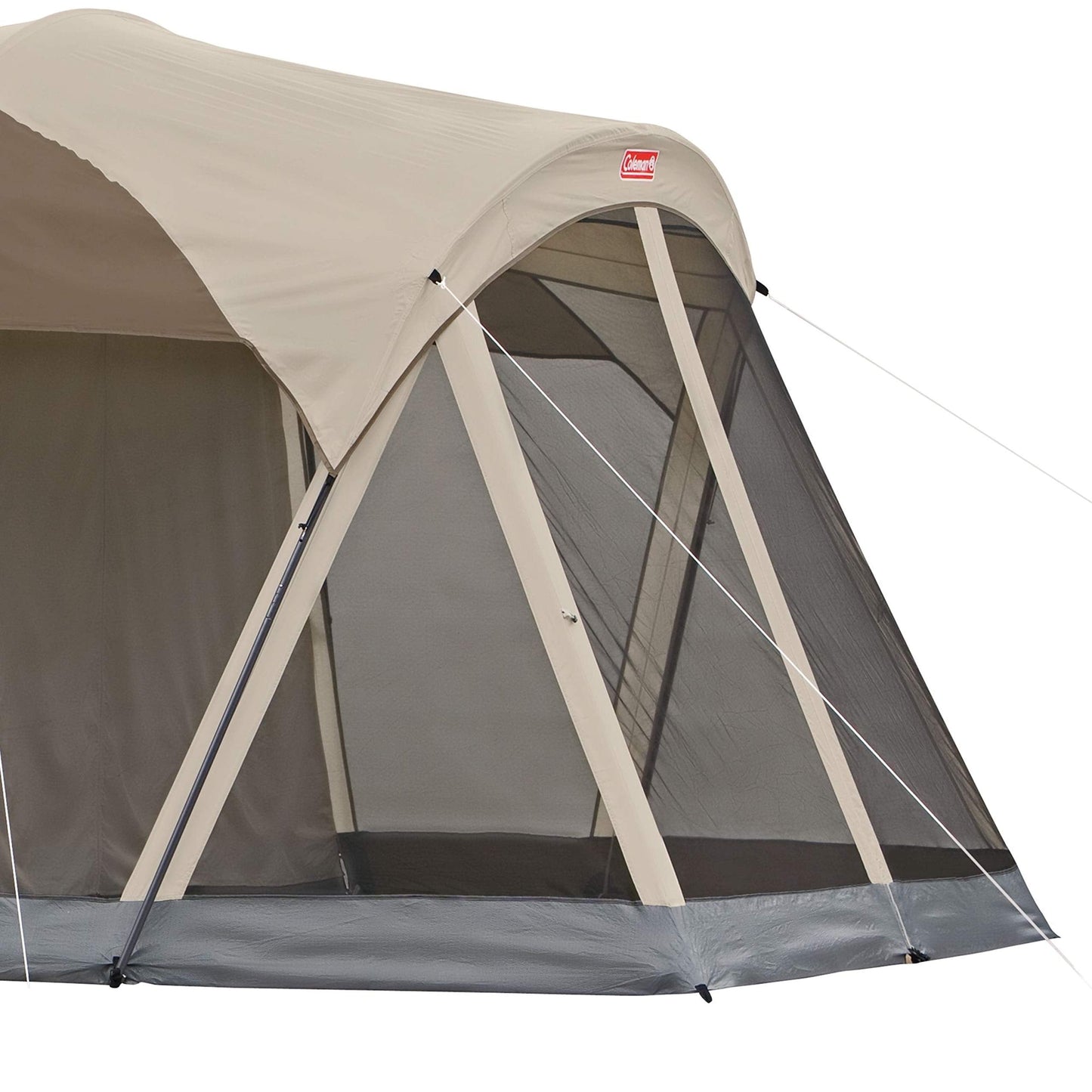 Coleman 6-Person WeatherMaster Camping Tent with Screened Porch, Weatherproof Tent with Screen Room, Rainfly & Carry Bag Included