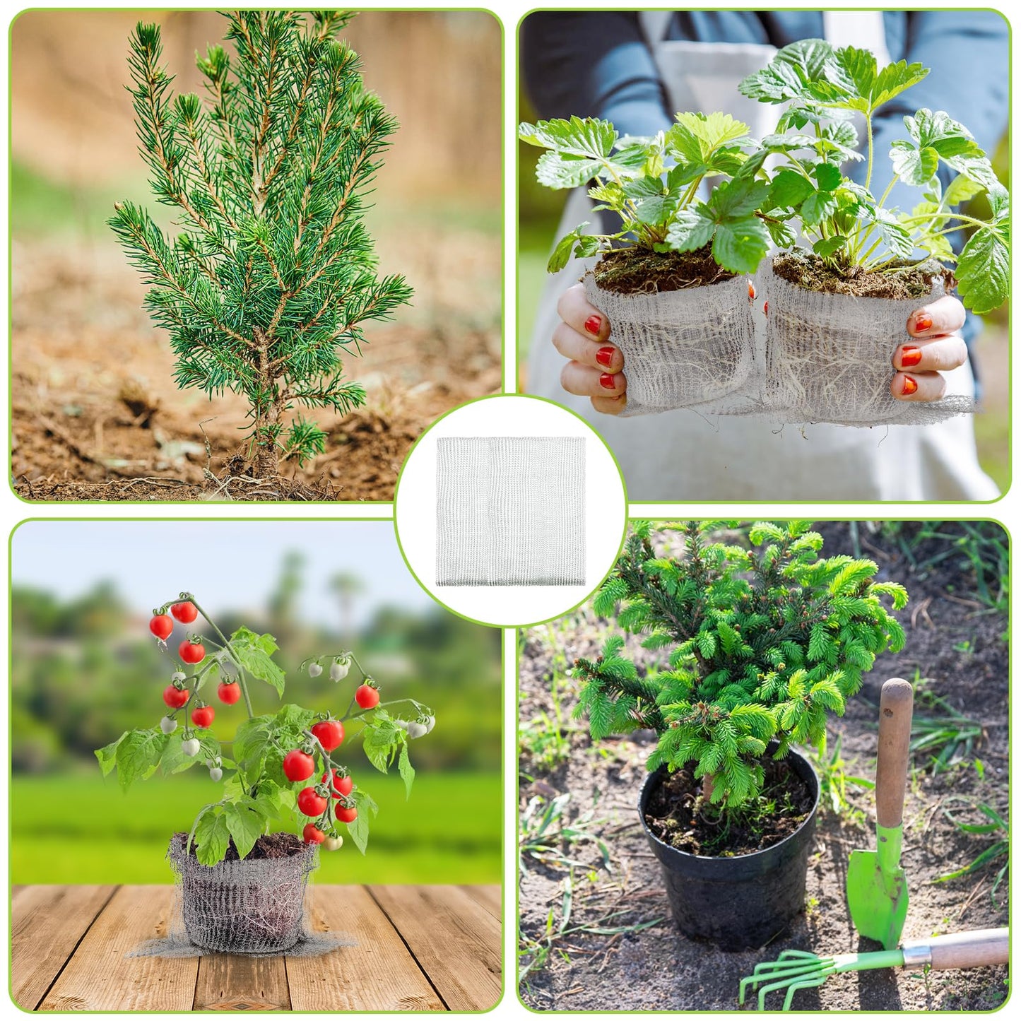 Froidesente 15 Gallon Root Guard Gopher Baskets Proof Stainless Wire Steel Underground Barrier, Gophers Moles Voles Mesh Baskets Protect Plant Roots Tubers Trees Flowers Crops (8 Pcs 15 Gallon)