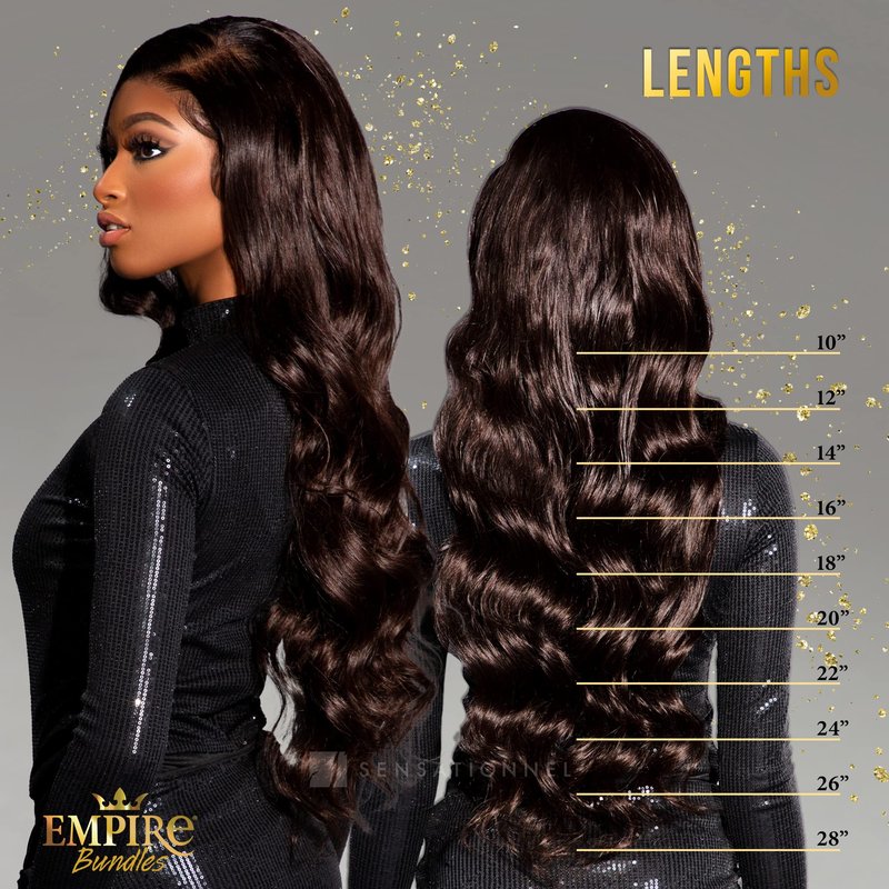 Sensationnel Empire bundles- body wave 10a tangle shed free human hair for weaving and sew in styles - 1 pack (18 inch, NATURAL)