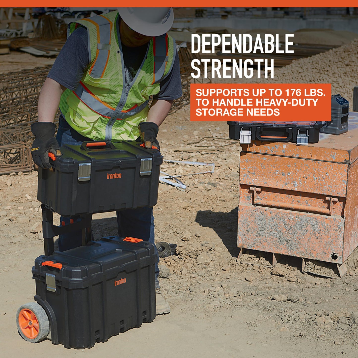 Ironton Light-Duty Modular Rolling Toolbox System