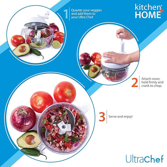 7 in 1 Food Chopper - As Seen on TV Manual Food Processor