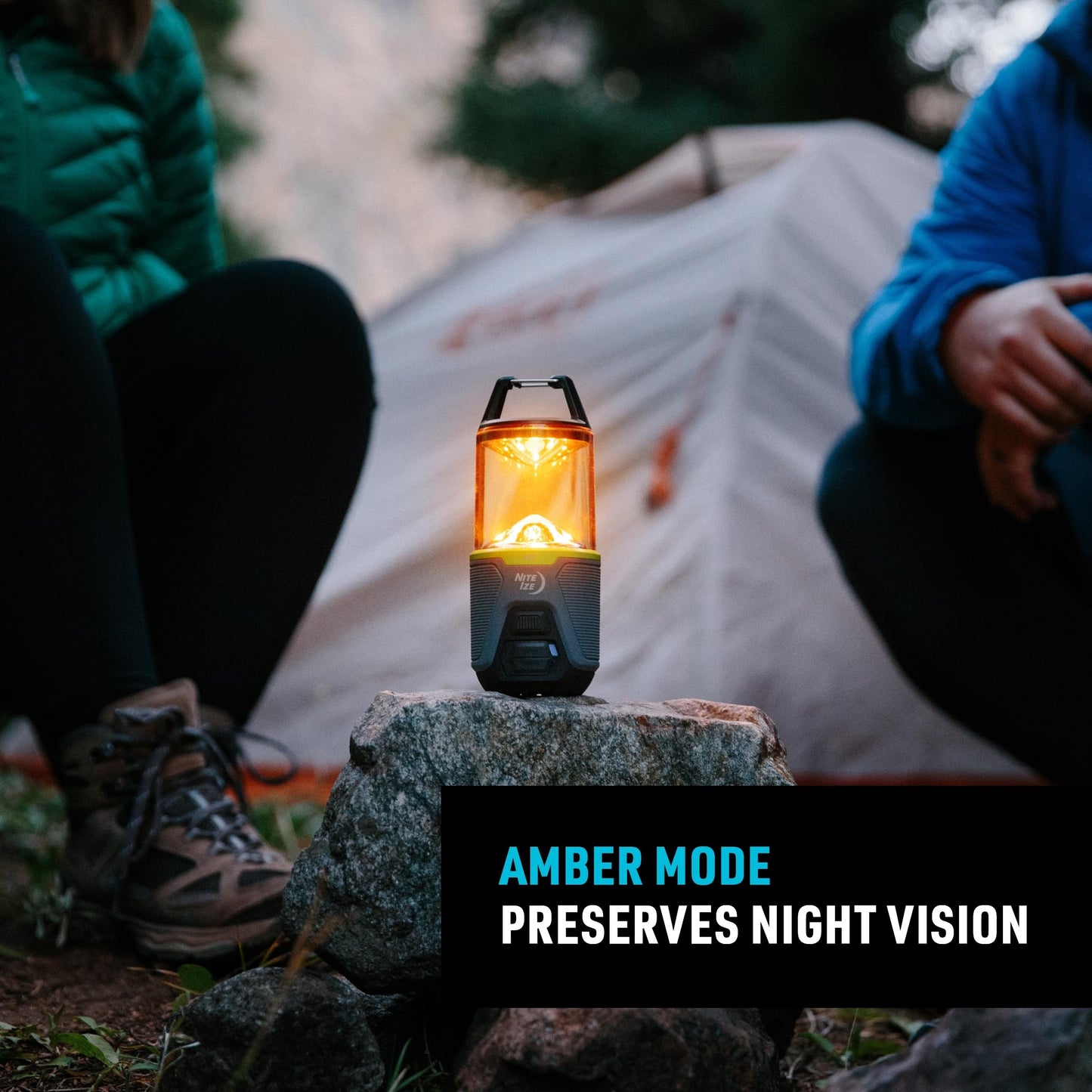 Nite Ize Radiant RL2 Rechargeable Lantern - Outdoor LED Lantern - Camping Gear & Emergency Kits - Rechargeable with Power Bank - Impact & Water Resistant