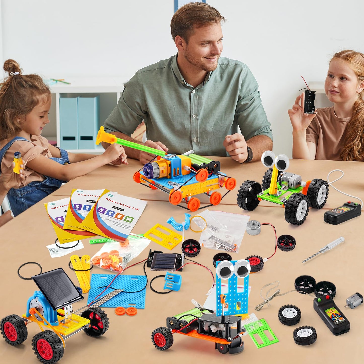 Robot STEM Kits for Kids Age 8-10, STEM Toys for Ages 8-13, Science Building Kit for Boys 6-8 8-12, Robotics Engineering Experiments Projects for 8 9 10 12-14 Year Old Boys Girls Birthday Gift