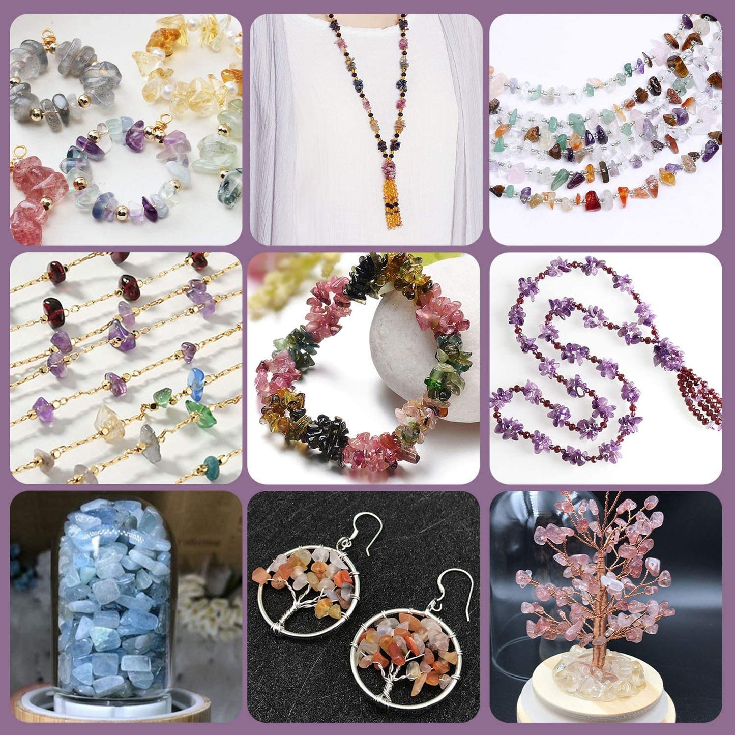 HAAMIIQII 5-8mm Natural Larimar Chips Beads Irregular Freeform Chip Loose Gemstone Beads Semi Precious Stone for Jewelry Making Strand 30 Inch