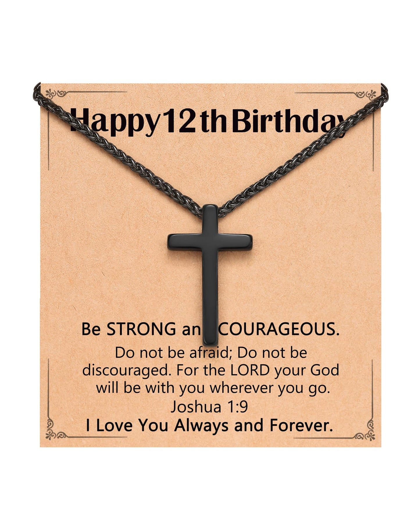 ORISPRE 12 Year Old Boy Gifts, Birthday Gifts for 12 Year Old Boy 12th Birthday Decorations Necklace Ideas