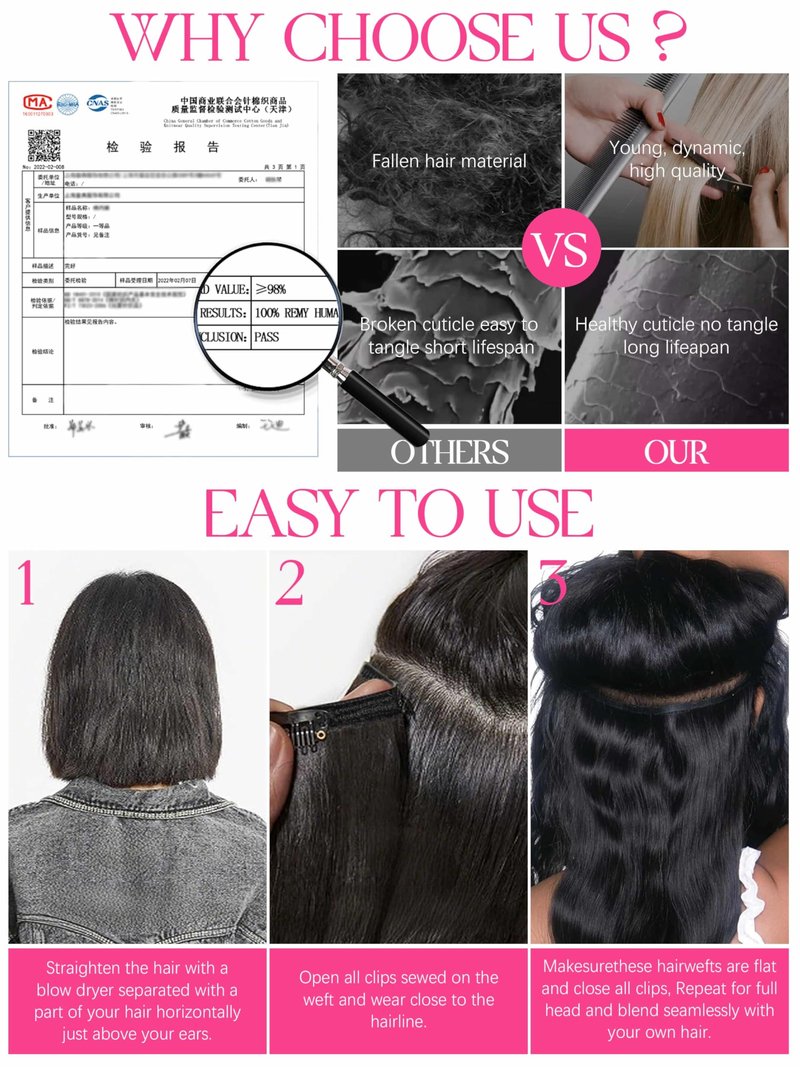 Lacer Clip in Hair Extensions Real Human Hair, 16 Inch Straight Clip ins 1B Natural Black, Remy Human Hair Extensions 7pcs Per Set