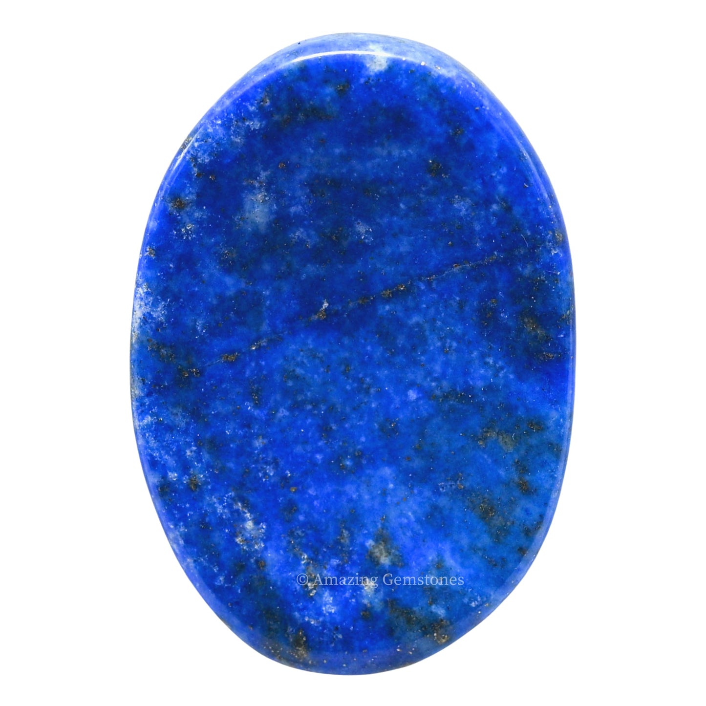 Amazing Gemstone Lapis Lazuli Worry Stone, Healing Crystals - Piedra Crystal Fidget for Gift, Meditation, Calming, Relaxation, Stress Relief