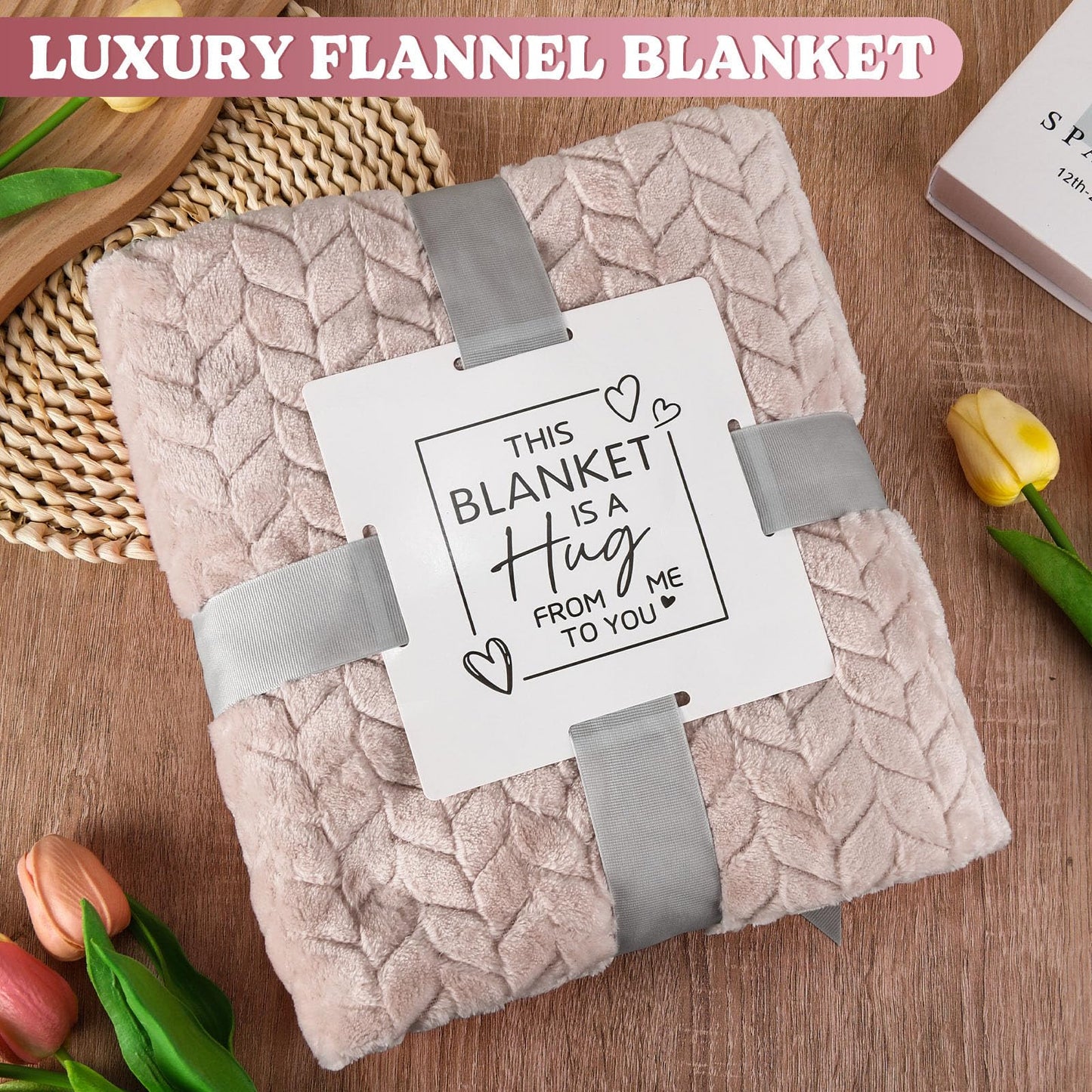 Newwiee 12 Pcs New Mom Package After Baby New Mom Gifts Set After Birth Baby Shower Gift Set with Blanket Postpartum Essentials for Mother Kit Pregnancy Gifts for First-time Mothers, Mommy