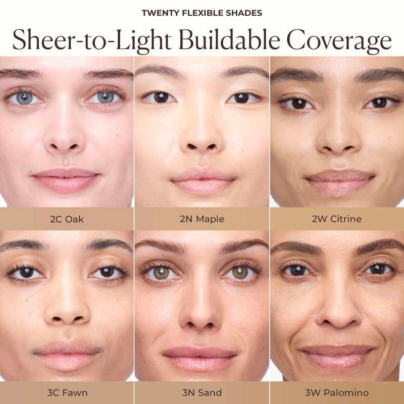 Laura Mercier Tinted Moisturizer Natural Dewy with SPF 30: 24HR+ Hydration, Long Lasting, Sheer to Light, Buildable Coverage, Dewy Finish, Improve Skin Tone and Texture, Skin Tint, Fawn