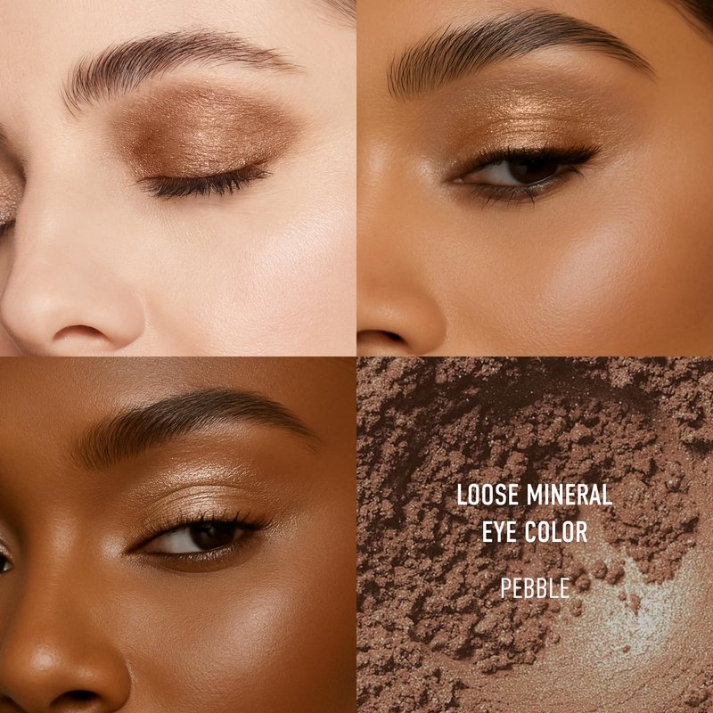 bareMinerals Single Loose Mineral Eyeshadow, Pebble, Vegan, Cruelty-Free & Dermatologist-Tested