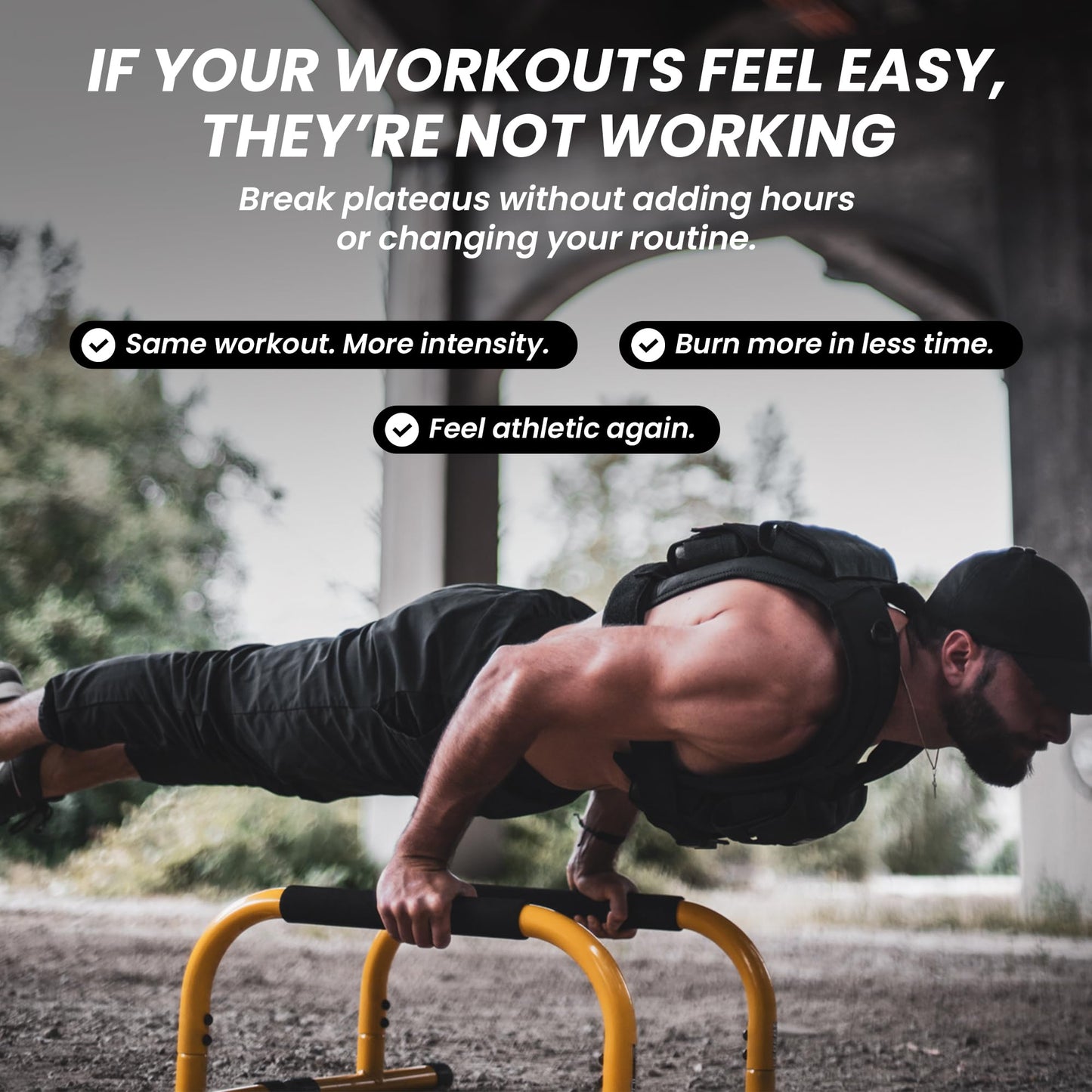 MVRK Weighted Vest Men 35lbs - Weighted Workout Vest With Removable Iron Weights, Heavy Duty Adjustable 0-35 lb with 16 Iron Weight For Functional Training & Calisthenics - Weight Vest for Men and Women