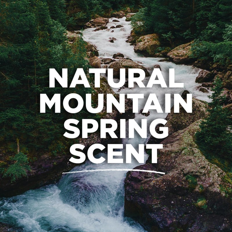Tom's of Maine Long-Lasting Aluminum-Free Natural Deodorant for Men, Mountain Spring, 2.8 oz. 3-Pack (Packaging May Vary)