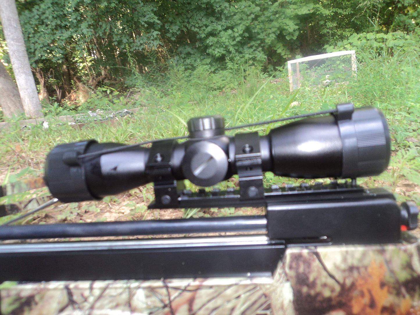 150 lbs WT-Goliath 75 Repeating Hunting Crossbow with 3 x 32 Scope Shoots Steel Balls, Arrows and Bolts