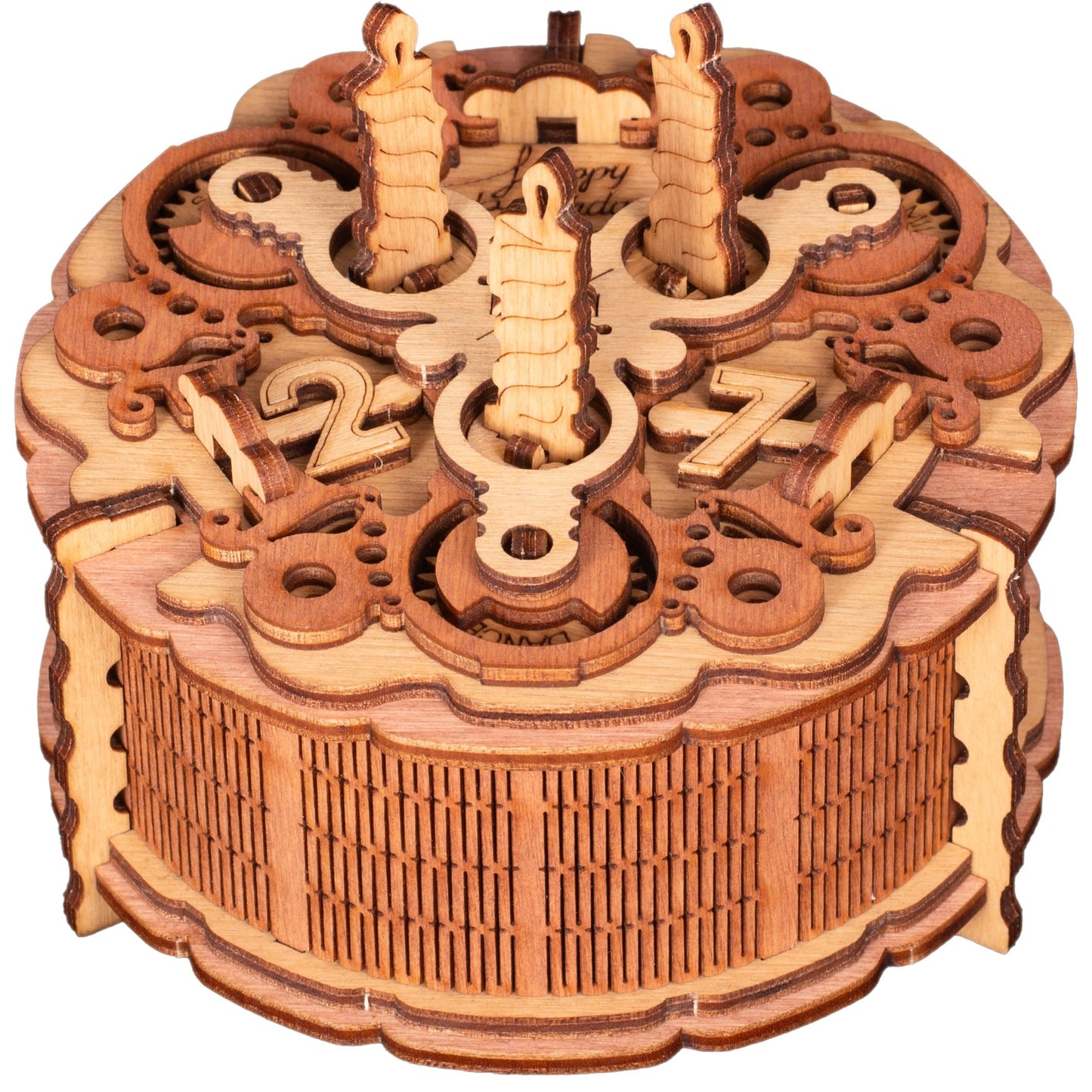 iDventure Birthday Cake Puzzle Box – 3D Gift Box for Adults – Money Holder Puzzle Game – Escape Room Brain Teaser for Men & Women