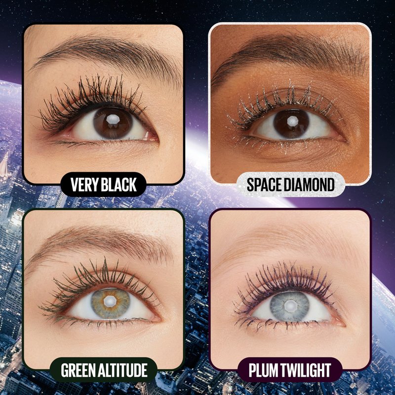 Maybelline Lash Sensational Sky High Washable Mascara + Boosting Lash Primer Makeup Bundle, Includes 1 Mascara in Blackest Black and 1 Eyelash Primer in Soft Black