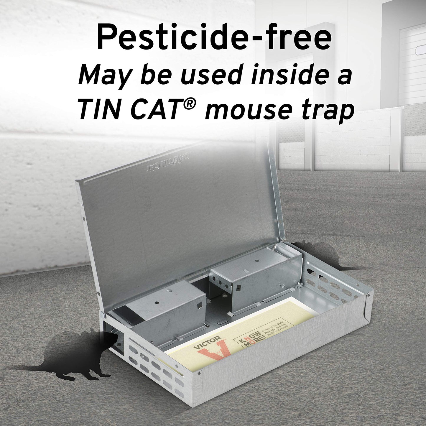 Victor M309 Professional Glue Boards for Insect and Rodent monitoring - 72 Glue Boards