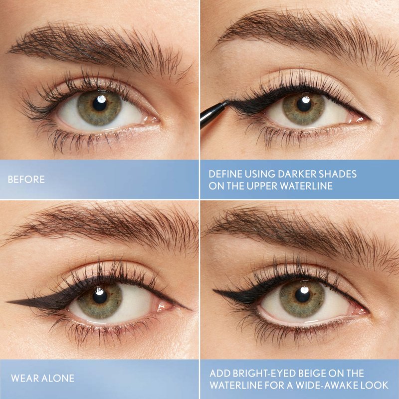 CoverGirl Perfect Point Plus Lashline, Bold Black, Micro Eye Pencil, Ultra-Precise 1.5 Millimeter Tip, Creamy Gel Formula, Clean & Vegan, Talc-Free, Waterproof, 0.002oz
