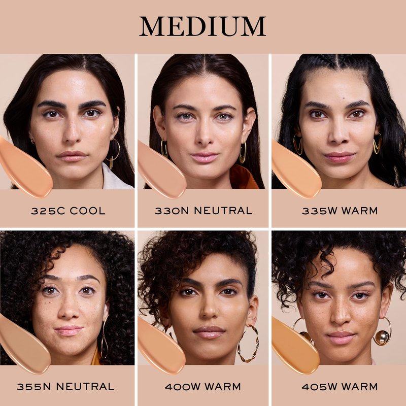 Lancôme Teint Idole Ultra Wear Care & Glow Longwear Foundation with SPF 27, Hydrating Medium Buildable Coverage & Glow Finish - 335W