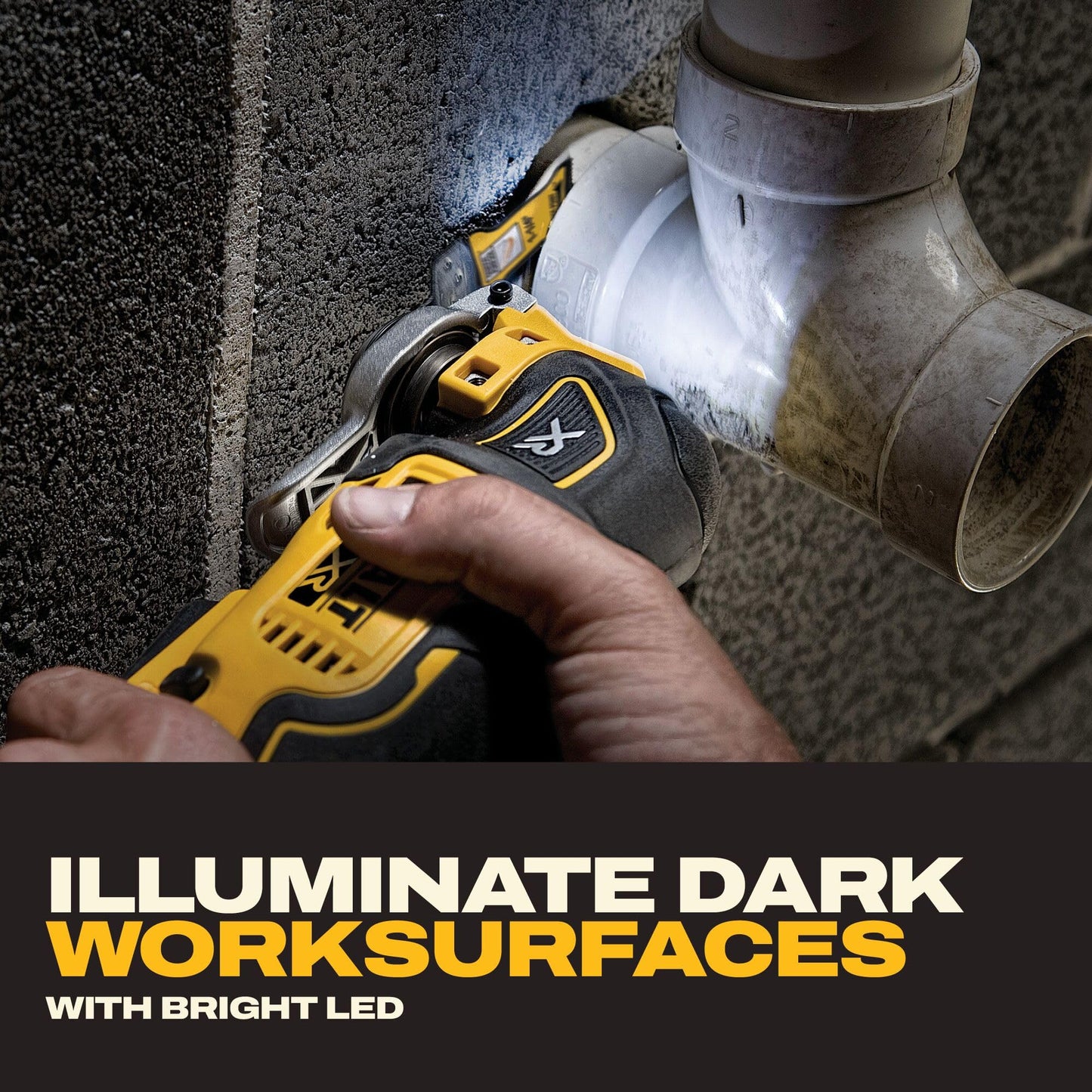 DEWALT 20V MAX XR Oscillating Multi-Tool Kit, Oscillating Tool Accessories, Cordless, 3-Speed, Quick Blade Change, Sand Paper, Blades, Battery and Charger Included (DCS356D1)