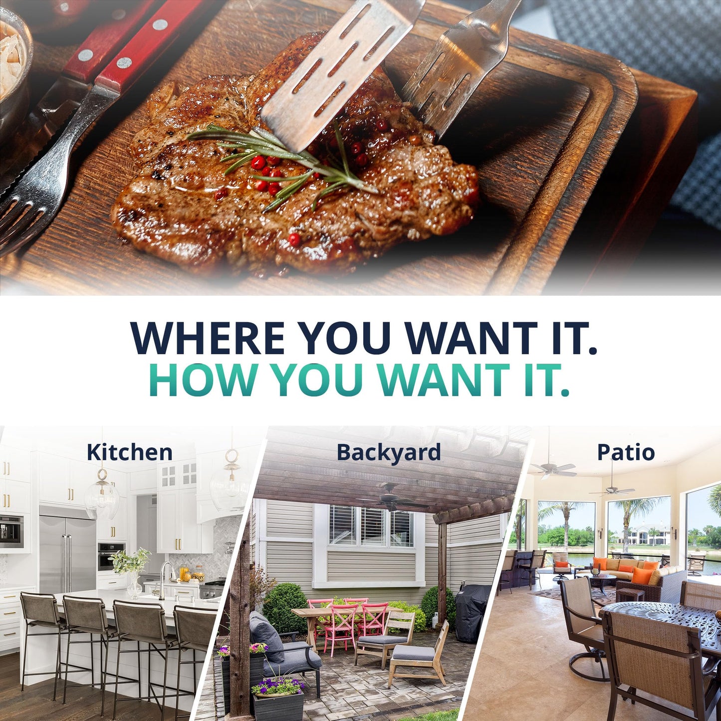 Luma® by Newair Electric Grill for Steaks | 1450°F Infrared Indoor Smoker with Cool-Touch Exterior | Portable Countertop BBQ Grill for Kitchen or Patio