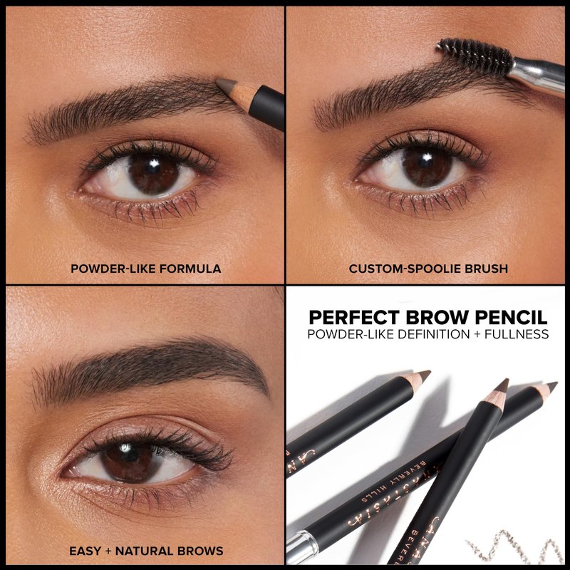 Anastasia Beverly Hills Perfect Brow Pencil - Dual-Ended Eyebrow Pencil with Spoolie Brush, Full-Pigment Powder-Like Formula for Natural-Looking Defined Brows - Blonde