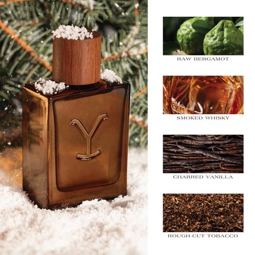 Yellowstone Men's Fragrance & Grooming Gift Set by Tru Western, Eau de Cologne & Artinsal Bar Soap - 1 fl oz