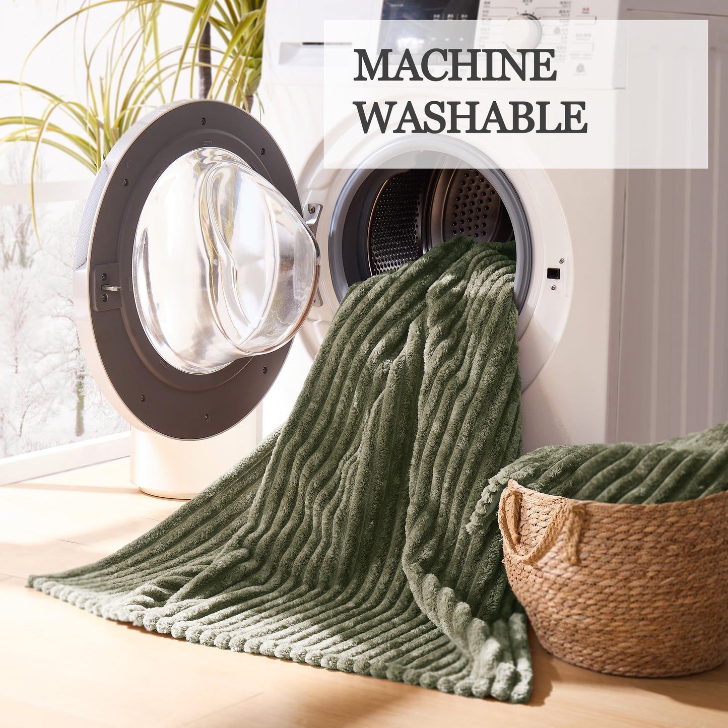 Meider 100% Waterproof Couch Arm Covers 2pcs, Fuzzy Chair Arm Covers Thick Soft Recliner Chair Armrest Protectors, Non-Slip Couch Armrest Cover Pet mats for Sofa (Sage Green, 22" x 22" 2 Pack)