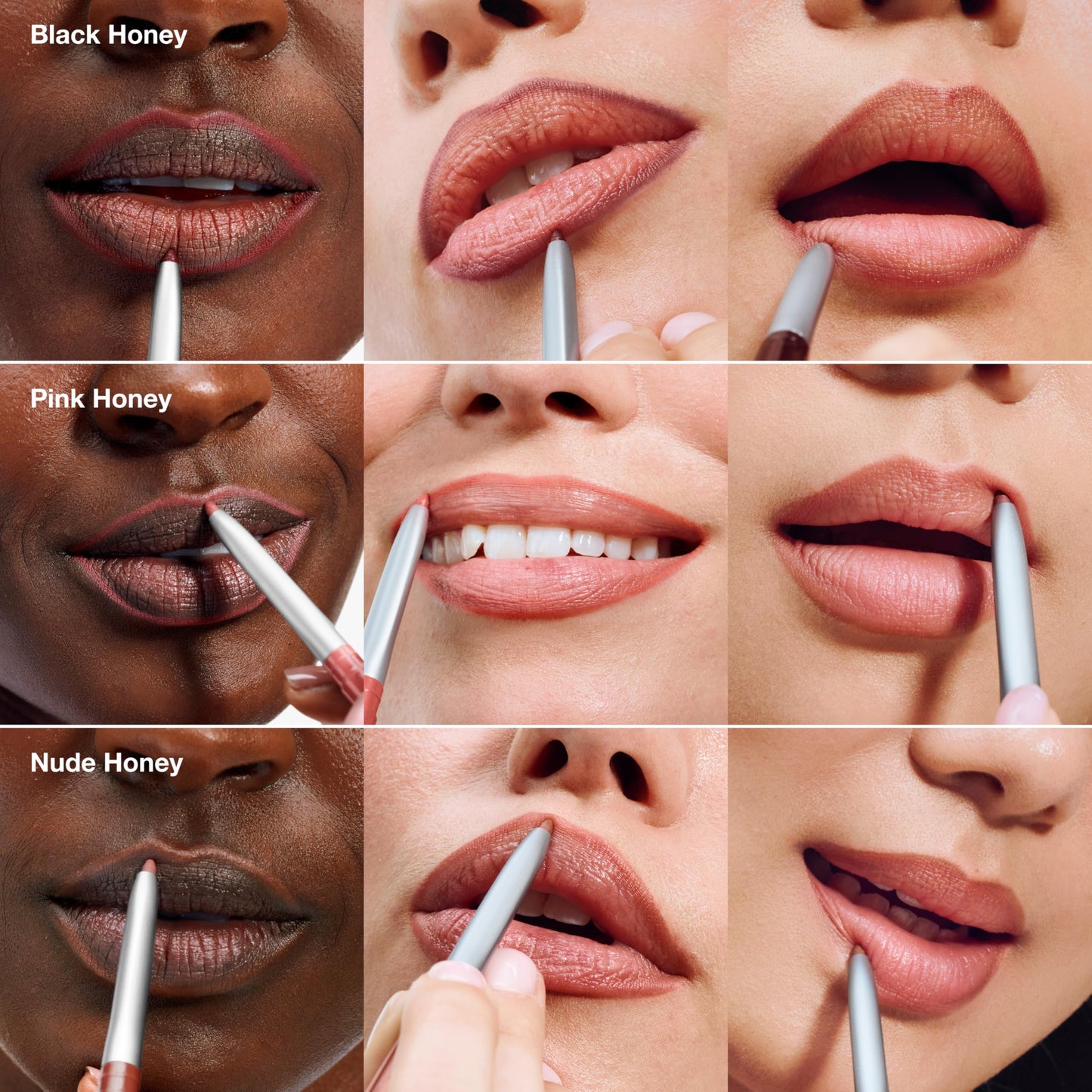 Clinique Long Lasting Quickliner Lip Liner | Non-Drying + No Sharpening, Black Honey