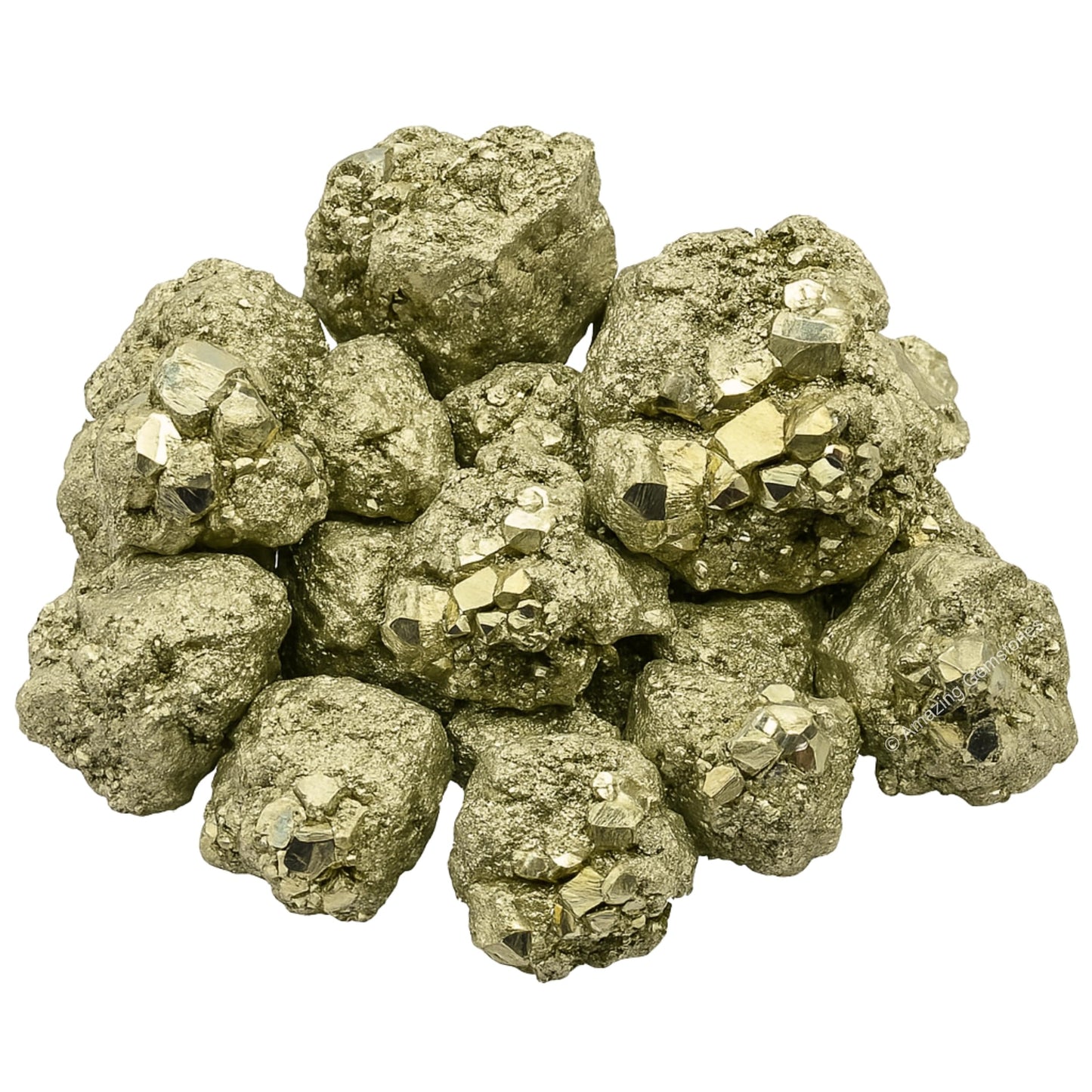 Amazing Gemstone 2 Pieces Pyrite Raw Crystals and Healing Stones, Natural Rocks for Tumbling and DIY Raw Stones and Crystals
