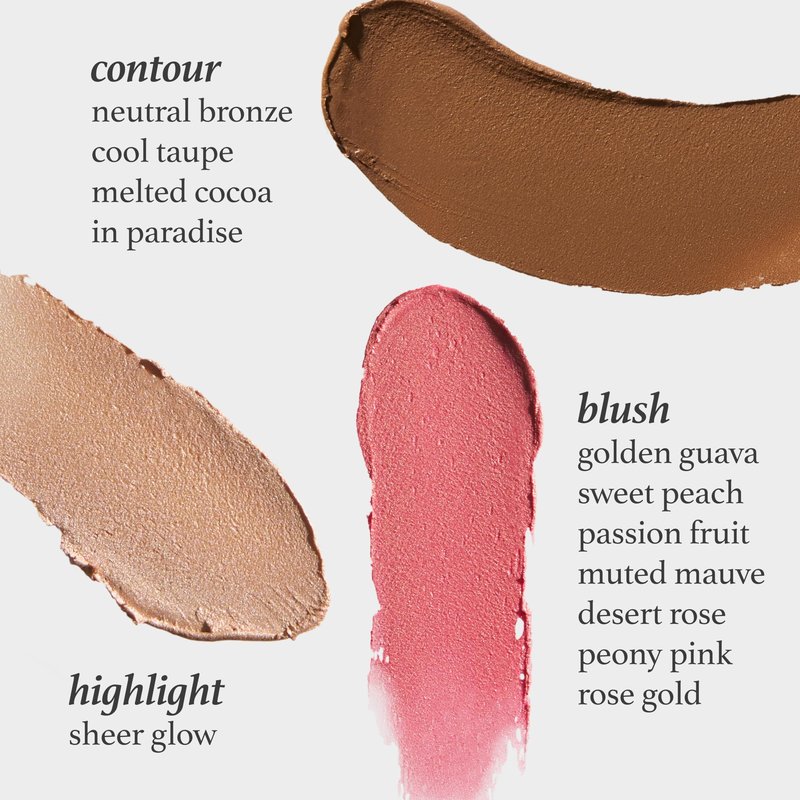 Skip The Brush Cream to Powder Bronzer Stick - In Paradise - 2-in-1 Cream Bronzer and Contour Stick for the Face - Blendable, Buildable, No Brush Needed - Cruelty-Free, Dewy, All Skin Types
