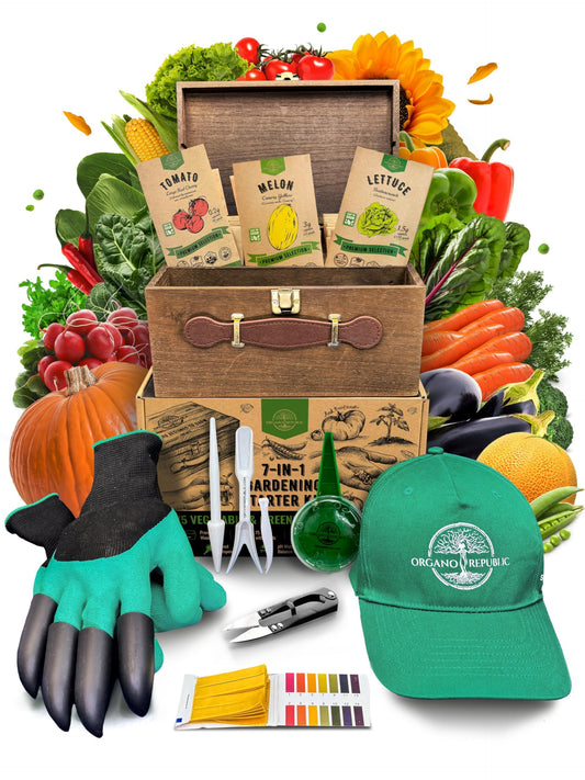 75 Vegetable & Greens Seeds Variety Pack, Garden Seed Starter Kit - Over 44,700 Non-GMO Heirloom Seeds for Planting Vegetables and Greens, Seed Box with Gardening Supplies, Gardening Gifts