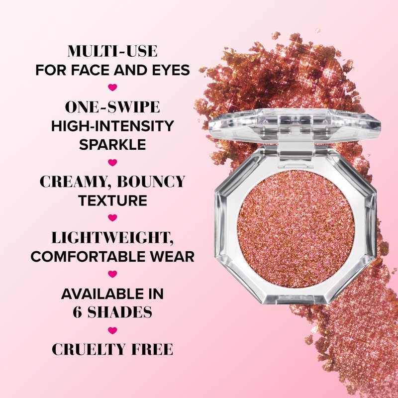 Too Faced Disco Crush High Shine Glitter Multi-Use Eye + Face Sparkle | Creamy, Iridescent, Multichrome Face & Eyeshadow Glitter, 0.05 Ounce