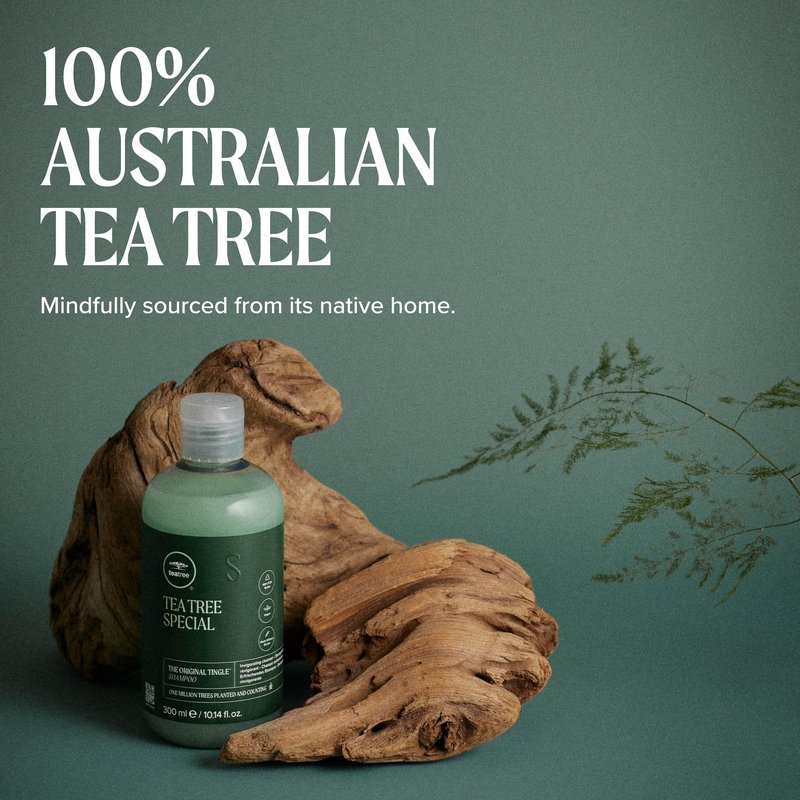 Tea Tree Special Shampoo Aluminum Bottle, Deep Cleans, Refreshes Scalp, For All Hair Types, Especially Oily Hair, 16.9 oz