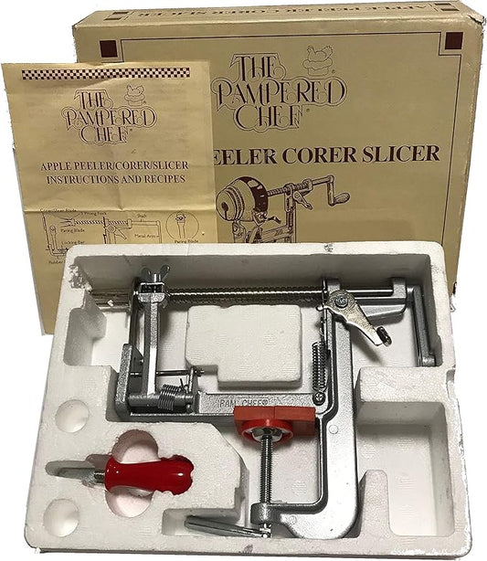 The Pampered Chef Apple Peeler, Corer, Slicer, Item # 2430