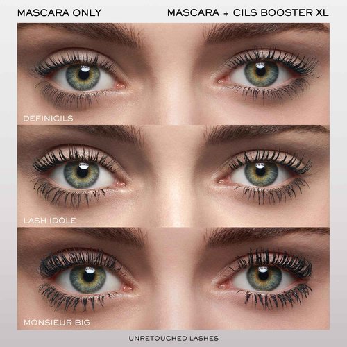 Lancôme Cils Booster XL Mascara Primer & Lash Idôle Black Mascara Duo - Lash-Lifting & Priming Full Size Makeup Set - For Lifted, Lengthened & Voluminous Lashes