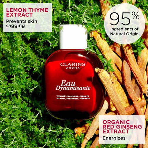 CLARINS Eau Dynamisante Treatment Fragrance Spray | Hydrates, Revitalizes and Perfumes Skin | Essential Oils | All Skin Types | 3.3 Fluid Ounces