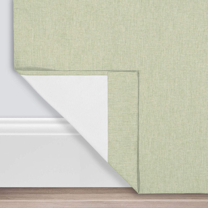 Eclipse Gabriella Grommet Top Curtains for Bedroom, Single Panel, 40" x 108", Sage