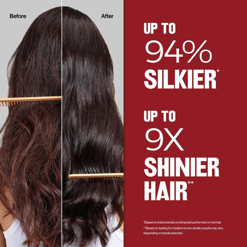 Revlon ColorSilk with Bond Repair Complex, Permanent Hair Color, 100% Gray Coverage, Ammonia Free Dye, Vegan Keratin, 45 Bright Auburn, 3 pack
