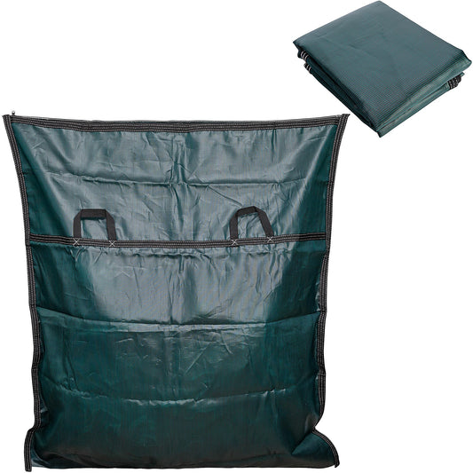 Adnee Pool Safety Cover Stowaway Bag with 4 Carry Handles,48x57 Inch Waterproof Pool Cover Storage Bag, Pool Cover Stowaway Bags for Pool Covers Packing