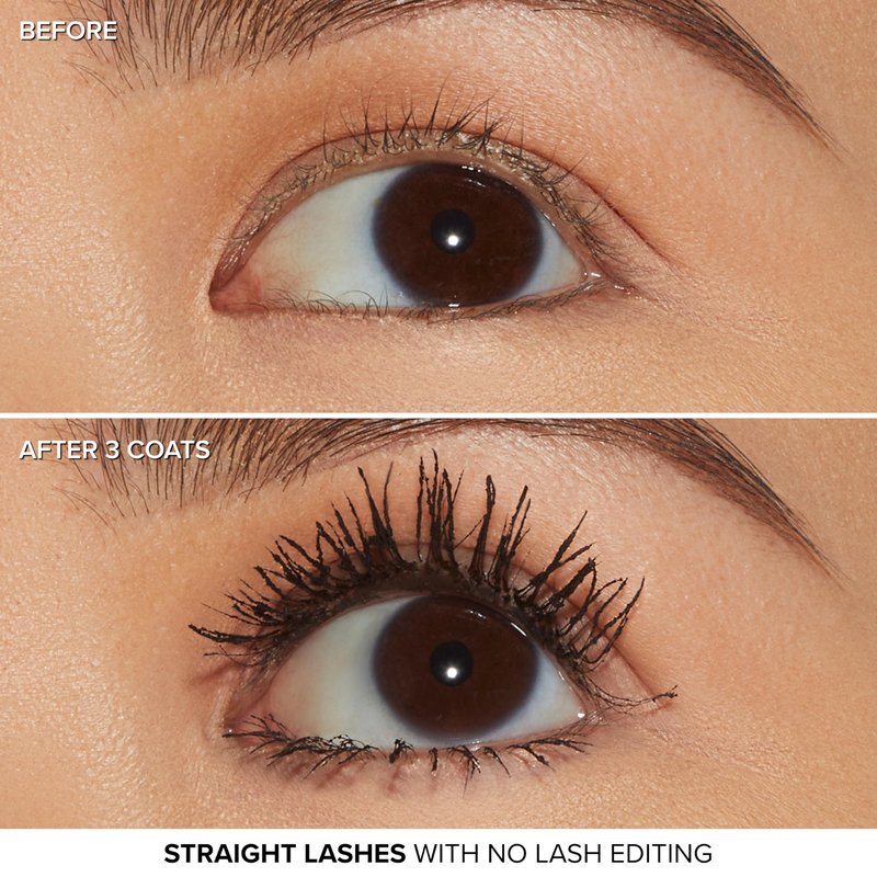 Too Faced Better Than Sex Volumizing and Lengthening Mascara | Vegan Formula, Dramatic Volume and Length|Cruelty-Free Eye Makeup + Hourglass Brush for False Lash Effect, Black, Travel Size, 0.17 Fl Oz