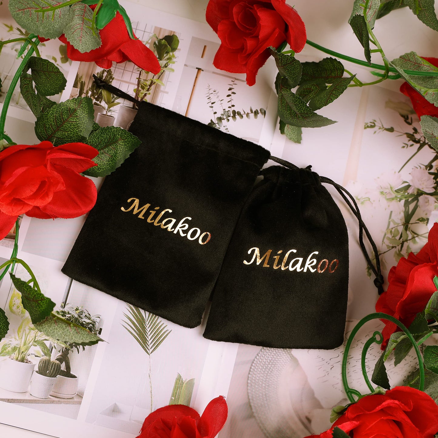 MILAKOO Personalized Bracelet Names Customized for Women Stainless Steel Bracelet