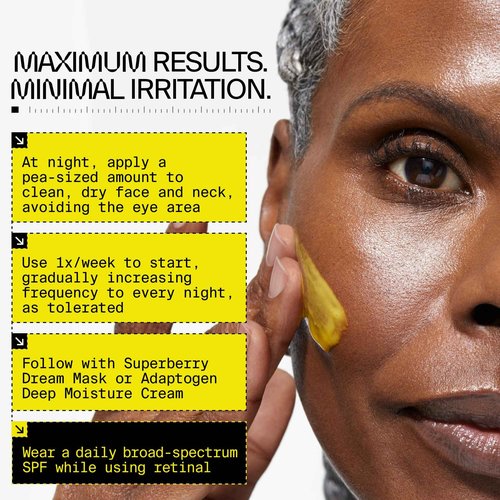 Youth To The People Retinal + Niacinamide Youth Face Serum - Retinal Night Serum for Textured + Blemished Skin, Reduces Fine Lines, Brightens Uneven Tone with Niacinamide, Fragrance-free - 1 fl oz