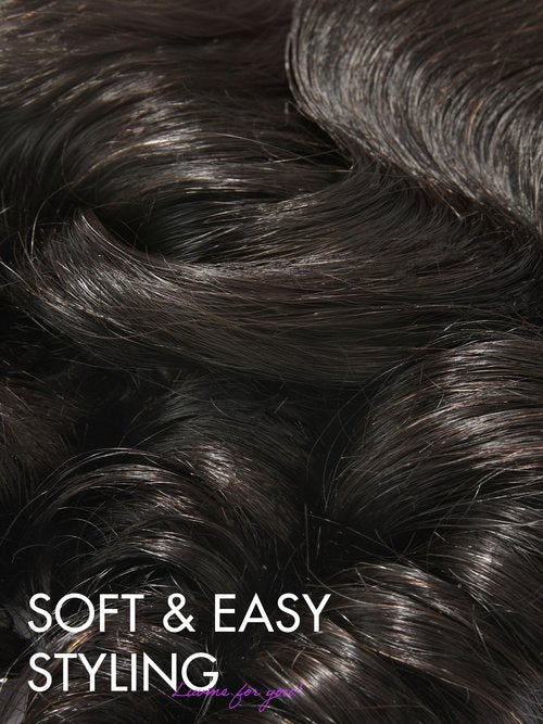 LUVME 13x4 Frontal SKINLIKE HD Lace Closure Pre Plucked, Ultra-thin HD Lace Hairline Bleached Small Knots 150% Density Loose Wave Virgin Hair 18 Inch