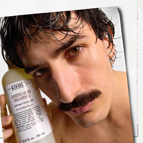 Kiehl's Amino Acid Shampoo, with Amino Acids and Coconut Oil to Clarify and Cleanse, Helps Strengthen Hair, Prevent Breakage, Suitable for All Hair Types, Paraben-Free - 33.8 fl oz /1 Liter Pump