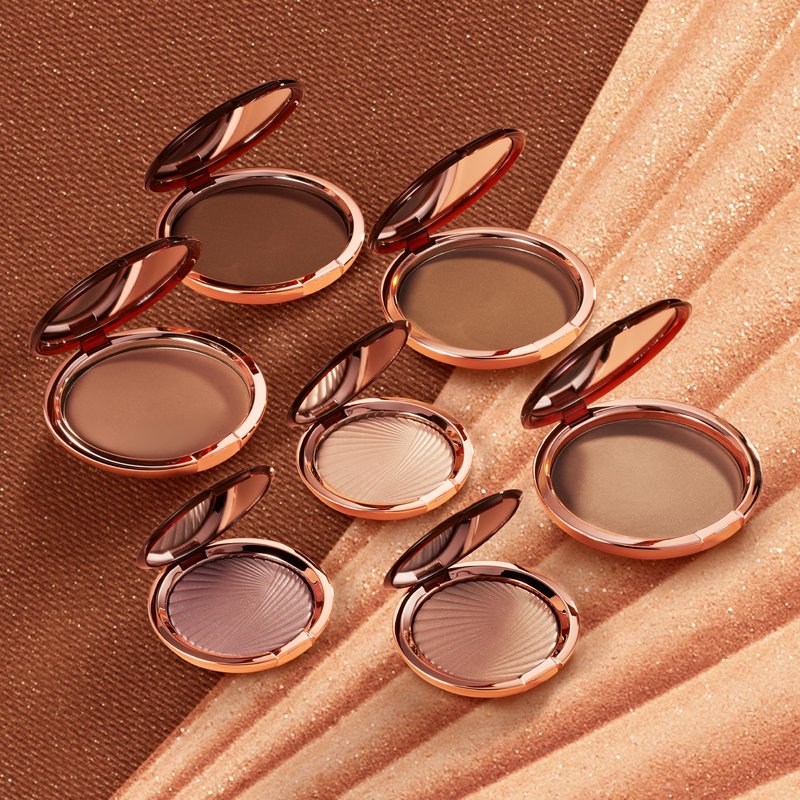 Estée Lauder Bronze Goddess Highlighting Powder Gelée Highlighter | Buildable & Radiant Glow, 0.31 Ounce, Solar Crush