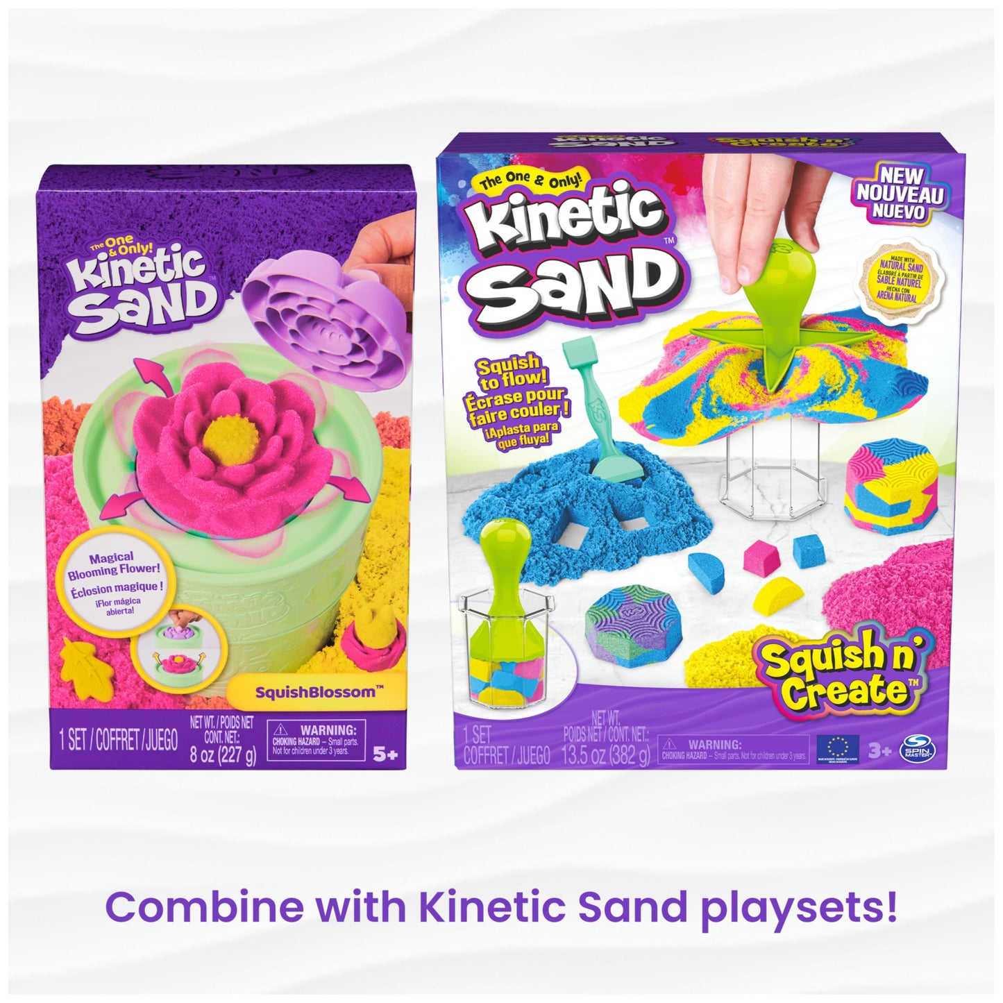 Kinetic Sand, 2.5lbs Green Play Sand, Amazon Exclusive, Moldable Sensory Toys for Kids, Resealable Bag (Packaging May Vary), for Ages 3 and up