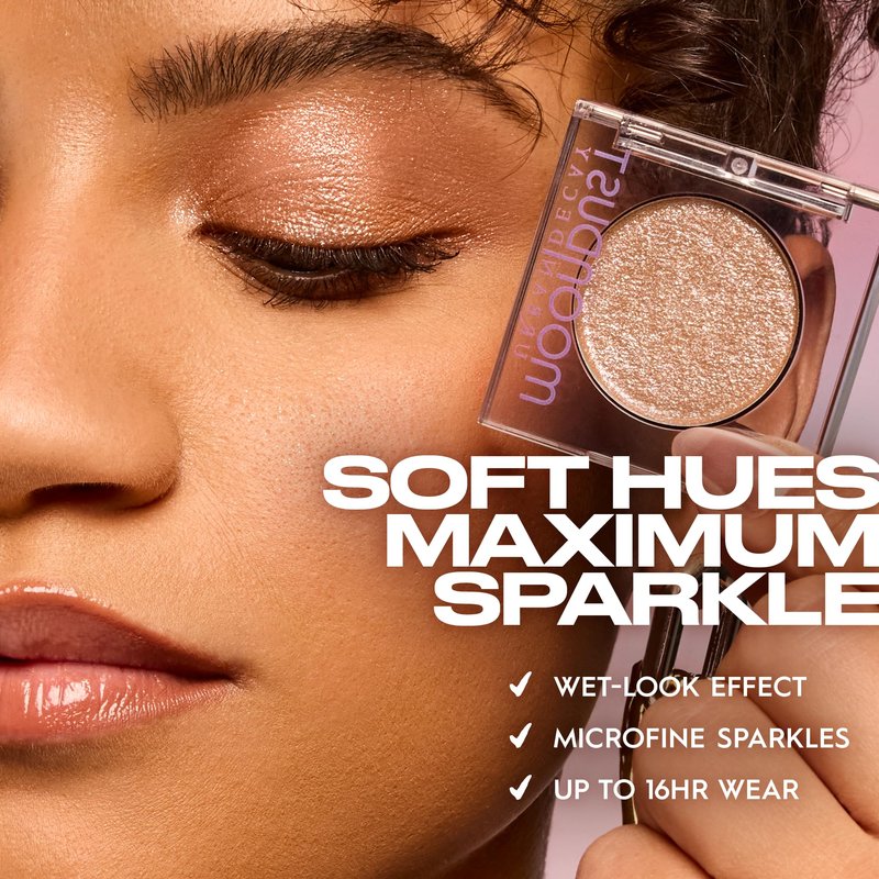 URBAN DECAY Moondust Space Cowboy + Brown Eye Pencil Makeup Set – 24/7 Moondust Glitter Eyeshadow Compact (Shimmery Champagne Gold) + 24/7 Glide-On Eyeliner Pencil (Matte Brown) – Bundle Kit